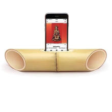 Natural acoustic bamboo cell phone sound amplifier stand holder speaker bamboo sound amplifier bamboo Phone Docking Station